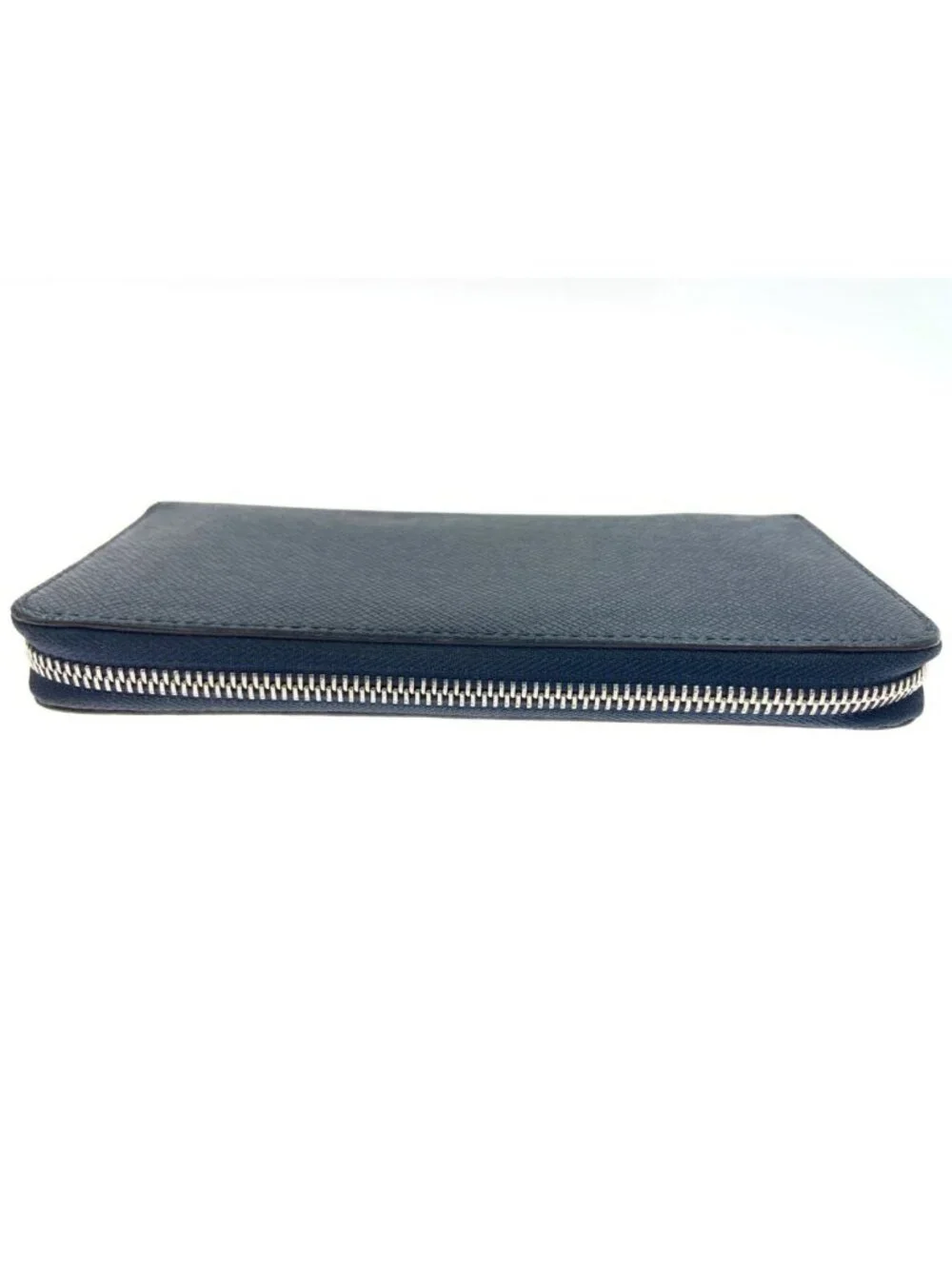 Louis Vuitton Taiga Zippy Wallet Vertical Zip Around Navy